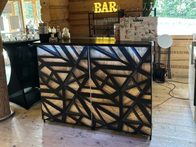 Mobilny bar Drewno 3D — DrinkBarGroup
